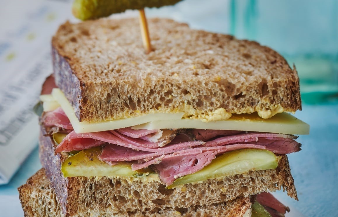 Pastrami Pickle Emmental Mustard Sandwich Recipes Friend